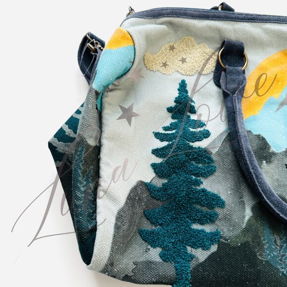 FREE PEOPLE New Horizons Weekender Duffle Bag In Mountain NWOT - Picture 5 of 12